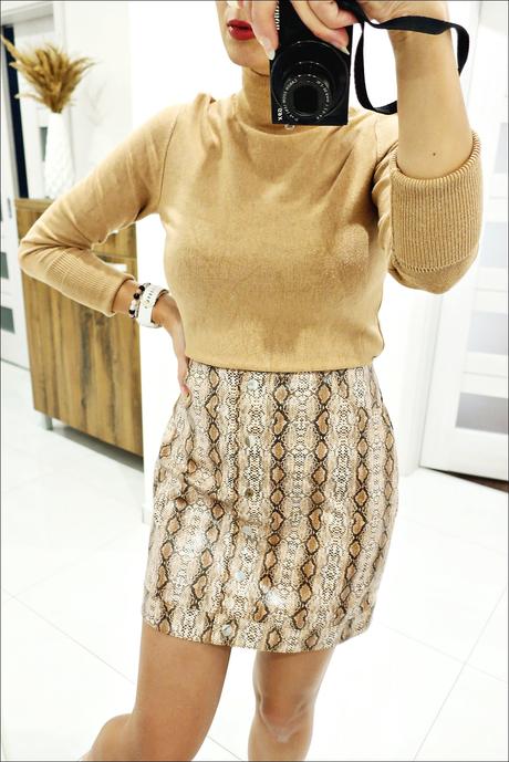 Koženková sukňa, topshop,40