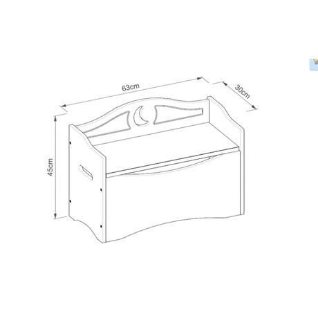 Box na hračky + pudrová tapicerka,