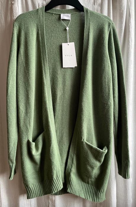 Vila kardigán/sveter zelený vel.xs-s, 34 / s / xs
