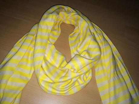 Žltý džerzejový šál gap, gap,xl