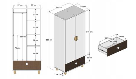 Skriňa loft, kašmír,