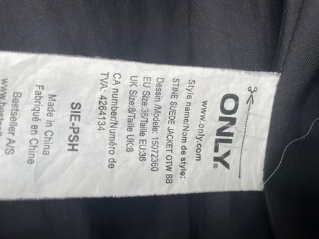 Kožená bundy only, only,36