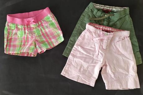 Krátke nohavice pre dievčatká 2-3 r., h&m,98