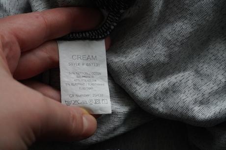 Šaty s dlhým rukávom cream, m