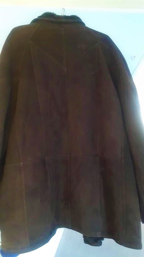 Športový moderný pravý kožuch, xxl