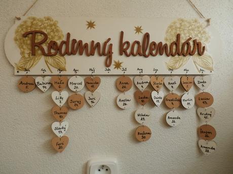 Rodinný kalendár,