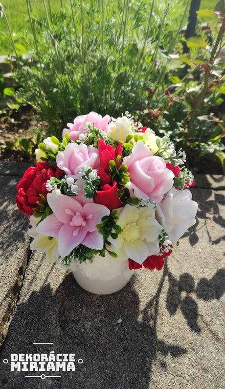 Voňavé mydlové kytičky,