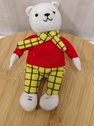 Vintage plyšový rupert bear, mcdonald's 2001, 15cm, 