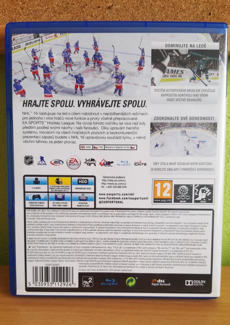 Hra na ps4 - nhl16,