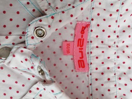 Dievčenská bavlnená blúzka 104/110, 104