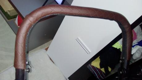 Koženkový poťah na rukoväť kočíka bebetto luca, bebetto luca 2018