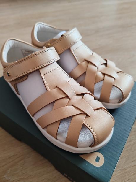 Bobux sandále kp tropicana ii pale gold 28, bobux,28