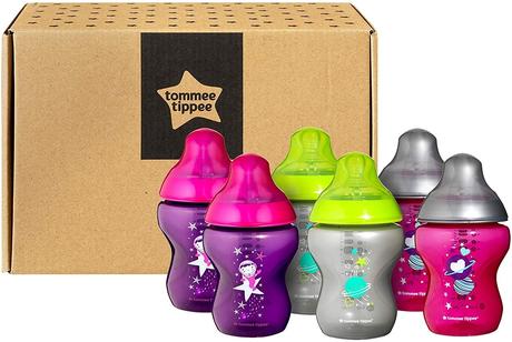 Tommee tippee sada kojeneckých fliaš ecomm girl 6x, tommee tippee