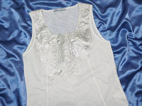 Luxusný biely top tramontana, 40