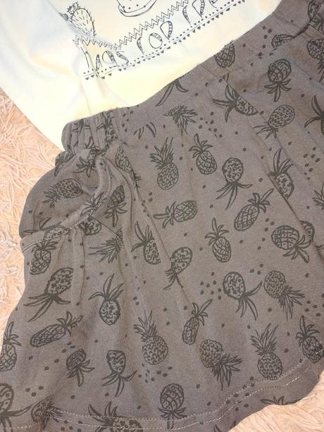 Sukňa + tricko, palomino,122