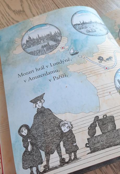 Knižka pre deti hrej, mozarte, hrej, petr sís, 