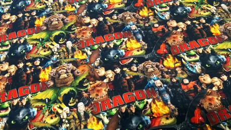 Úplet - digitálna potlač - dragon - cena za 10 cen,