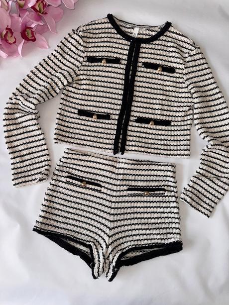 H&m - úpletový komplet, h&m,xs