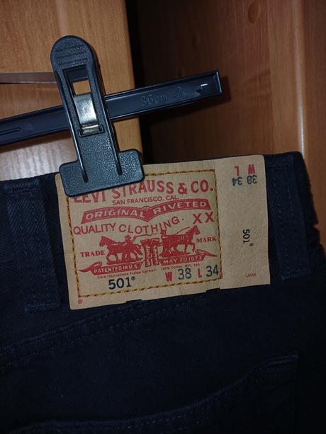 Panske cierne levis rifle 34, levis,xl