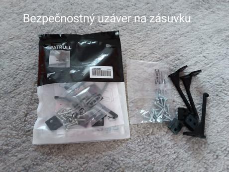 Bezpečnostné prvky na skrinky a zásuvky, 