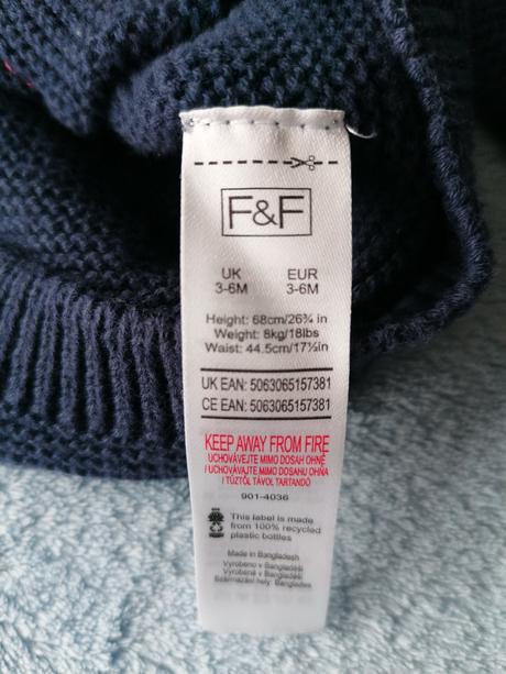 Modrý svetrík, f&f,68