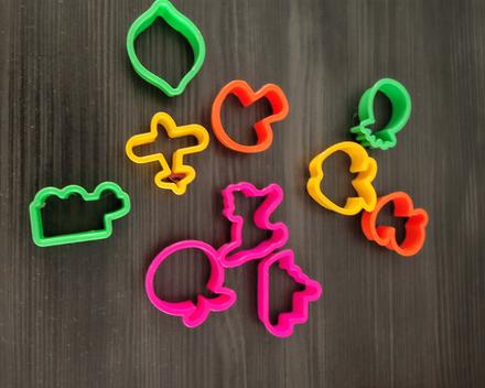 Detské formičky na plastelinu, 