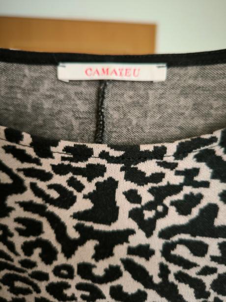 Tigrovaný svetrík, camaieu,xxl