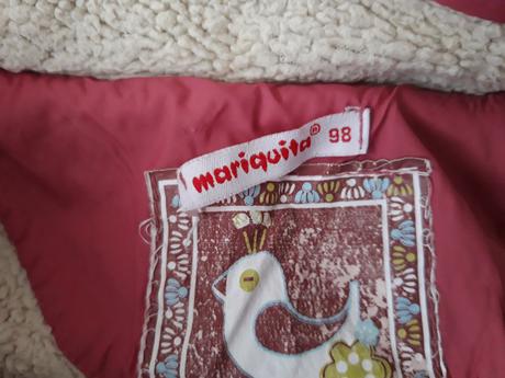 Zimná bunda pre dievčatko, mariquita,98