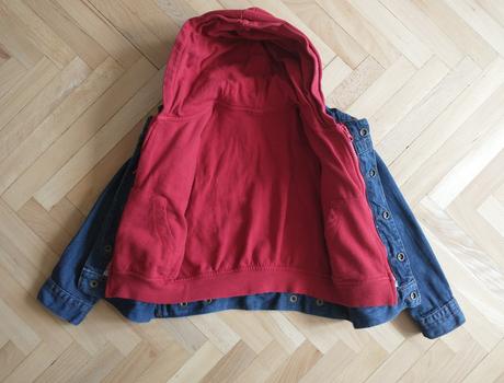Riflova bundicka, dvojity vzhlad, benetton,104