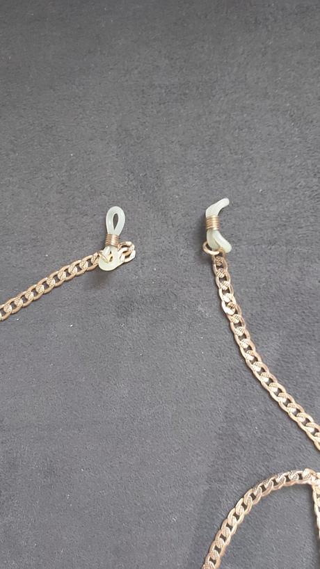 Retiazka na okuliare zlatej farby 40cm, 