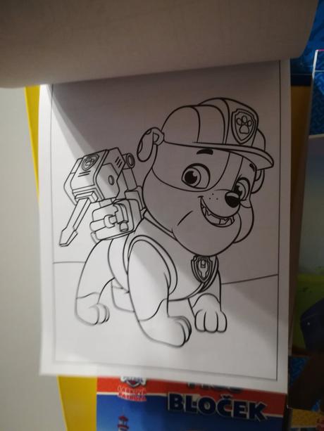 Vymalovanky paw patrol,