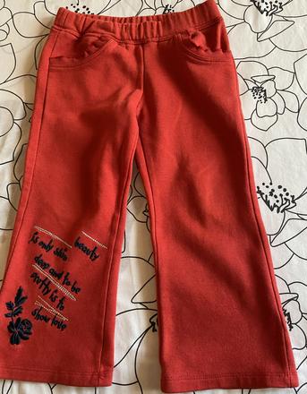 Teplé tepláčky kugo s výšivkami v. 104/110, kugo,104