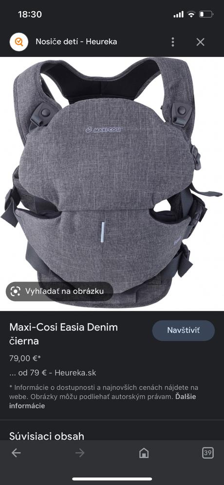 Nosič maxi cosi, maxi cosi