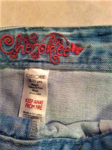 Riflová sukňa, cherokee,146