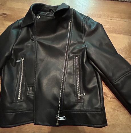 Koženková bunda, zara,134