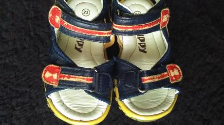 Tmavomodré sandálky-darujem k nákupu, skippy,23