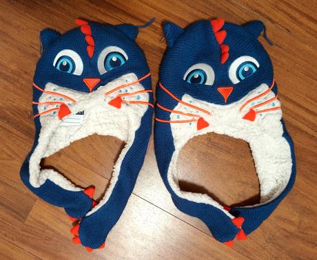 2x zimná detská mačičková čiapka, decathlon