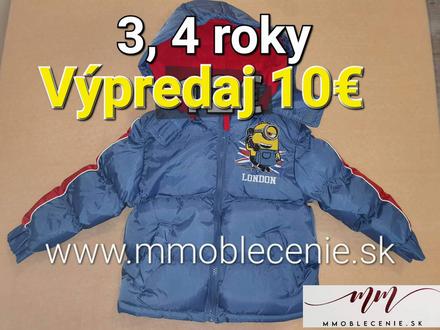 Zimná bunda minnion, disney,98 / 104