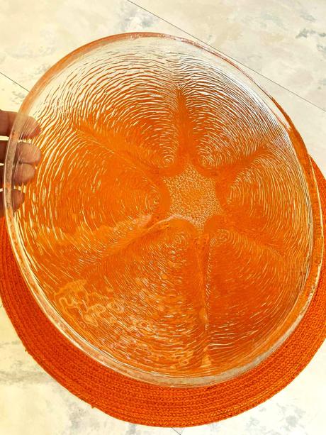 Sklenená servírovacia misa bohemia, 