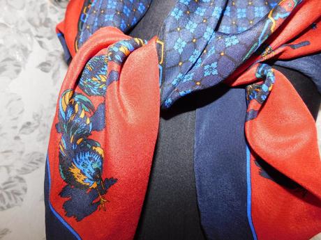 Kvalitná luxusna hodvabna elegantná šatka, xl