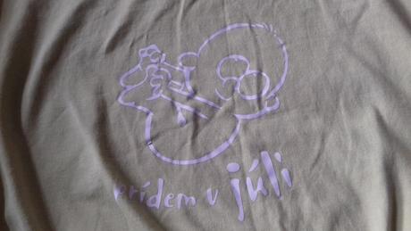 Tehotenské tričko "prídem v júli", s