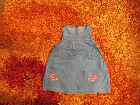 Dievčenské rifľové šatočky, f&f,86