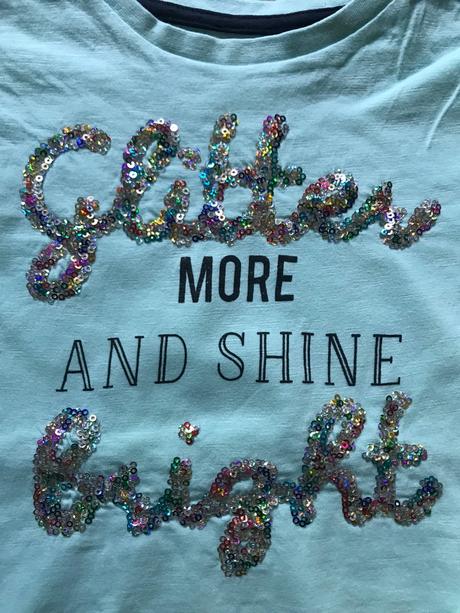 Tričko glitter 6-8 rokov, 128