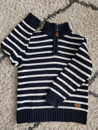 Krásny teplý svetrík, h&m,98