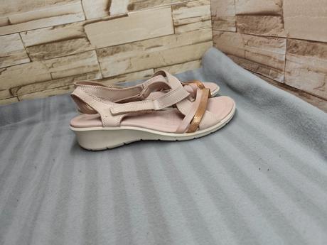 Ecco 38 - dámske kožené sandále, ecco,38