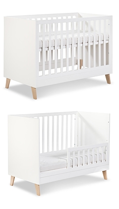 Klups detská postieľka so zábranou noah, šírka (cm): 60,dĺžka (cm): 120