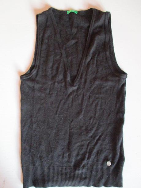 Benetton bavlna vlna vesta s/m, benetton,m
