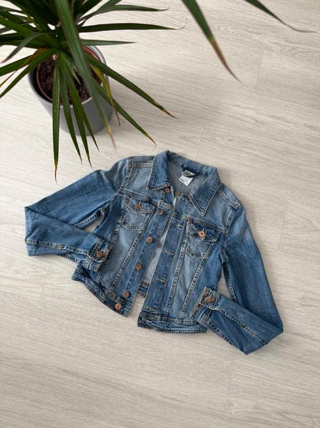 Krátka rifľová bunda, xs