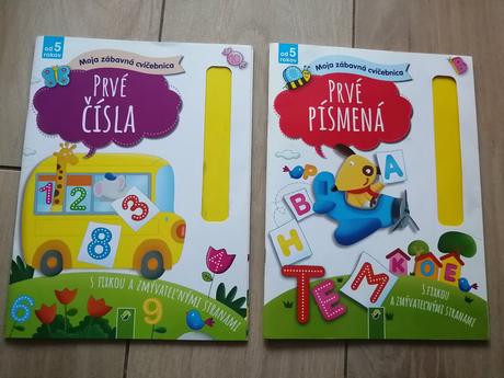 Moja zábavná cvičebnica prvé písmená, čísla, kresl,