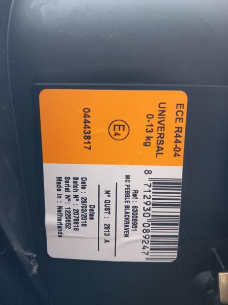 Životnosť základne k autosedačke